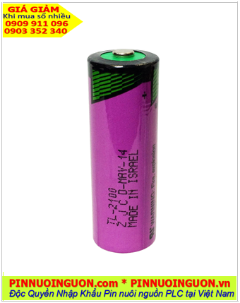 Pin TL-2100; Pin Tadiran TL-2100; Pin nuôi nguồn Tadiran TL-2100 lithium 3.6v AA 2100mAh _Xuất xứ Israel